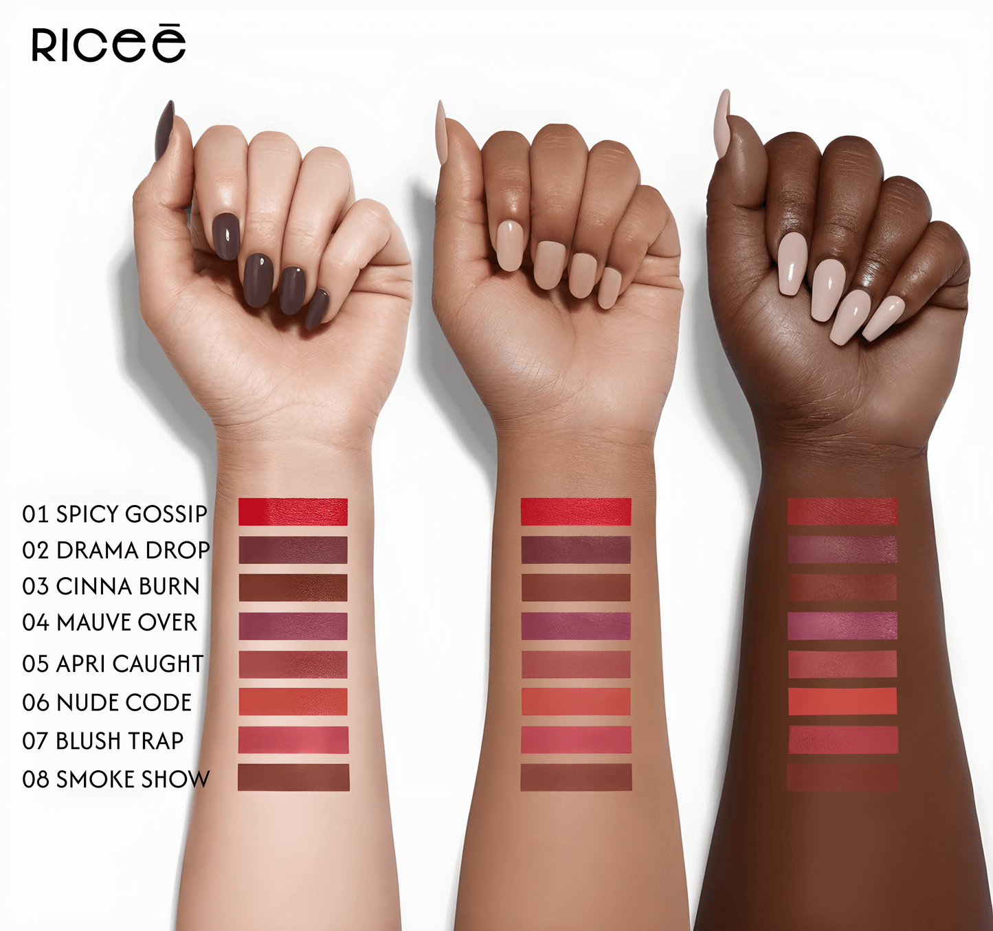 Riceē Rougé Lick-Me-Up Matte Lipstick + Venom Seduction Parfum 3ML