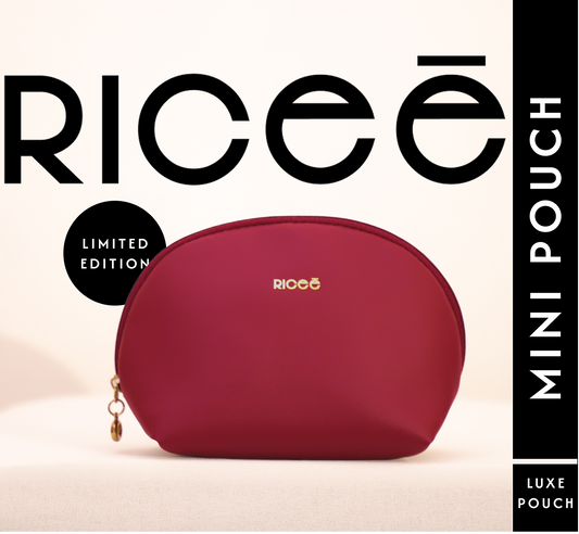 🎁 Riceē Mini Cherry Red Makeup Pouch Bag (100% off)